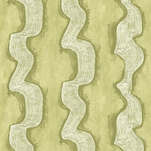 DGTRA303-300 Masureel Traces Shodo - Dit behang is een rustige combinatie van zachte groen- en beige tinten