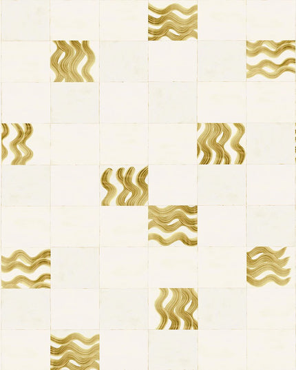 DGTRA6023-300 Masureel Traces Yugen Paneel C - Dit behang is een zachte combinatie van beige