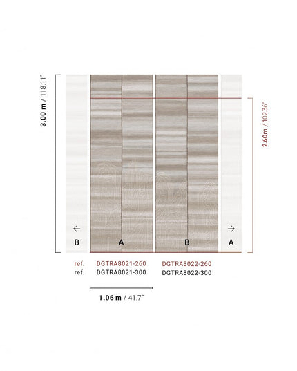 DGTRA8021-260 Masureel Traces Iwa Paneel A