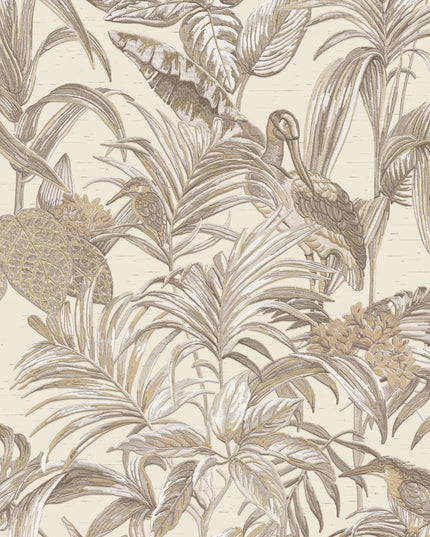 DE120012 Dutch Wallcoverings Bird of Paradise