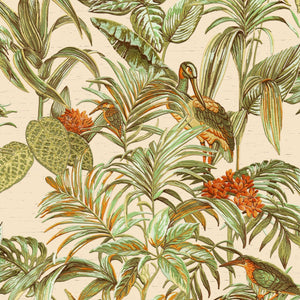 DE120013 Dutch Wallcoverings Bird of Paradise