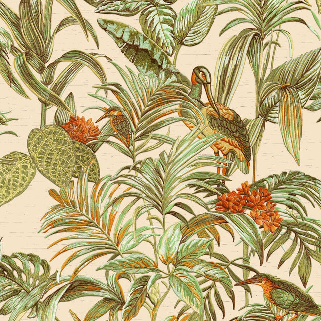 DE120013 Dutch Wallcoverings Bird of Paradise