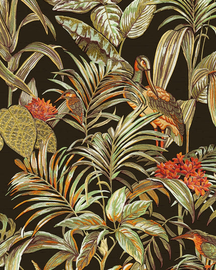 DE120015 Dutch Wallcoverings Bird of Paradise