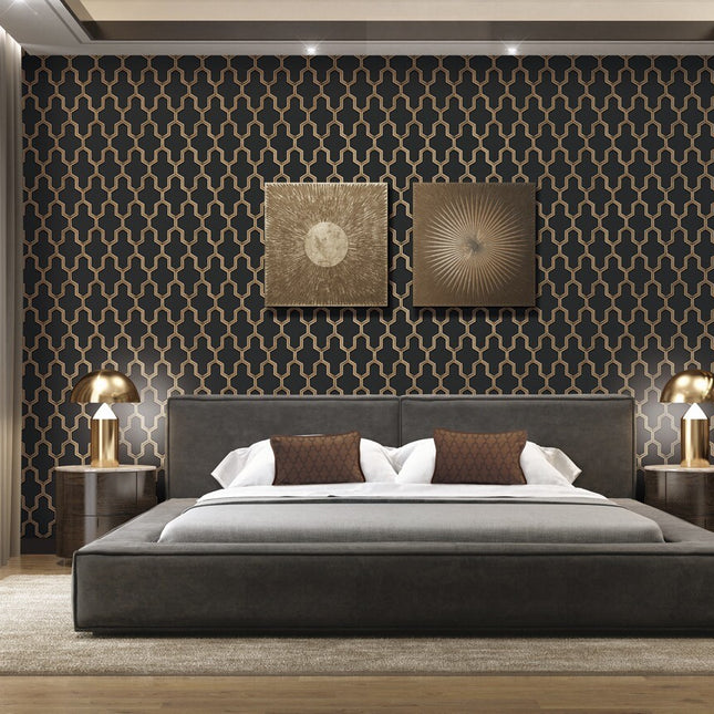 WF121025 Dutch Wallcoverings Geometric