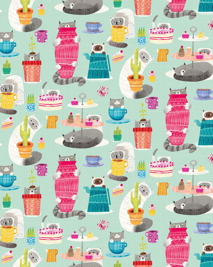 WGU50108W Dutch Wallcoverings When i grow up Kitten Kaboodle