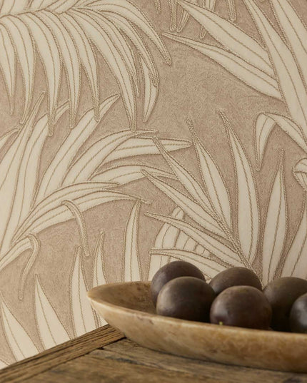 350553 Eijffinger Riviera Maison Stringed Leaves