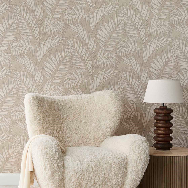350554 Eijffinger Riviera Maison Stringed Leaves