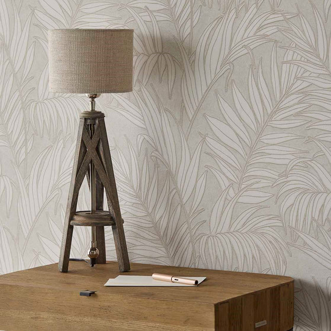 gecombineerd met witte en beige accenten.