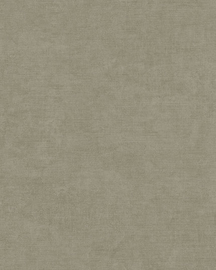 350583 Eijffinger Riviera Maison Belgian Linen - Dit behang is een subtiele mix van olijfgroen en beige met een zachte textuur die een natuurlijke en rustige sfeer creëert.