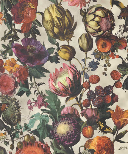 351230 Eijffinger Magnifique Flourish - Dit behang is een rijk palet van beige als rustige ondergrond