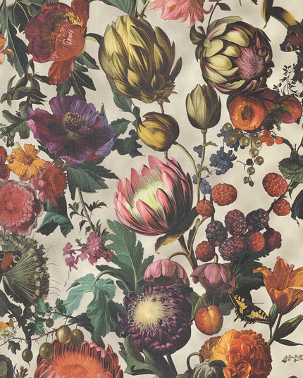 351230 Eijffinger Magnifique Flourish - Dit behang is een rijk palet van beige als rustige ondergrond