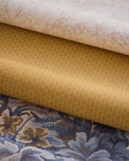 afgewisseld met accenten in beige en zachtbruin