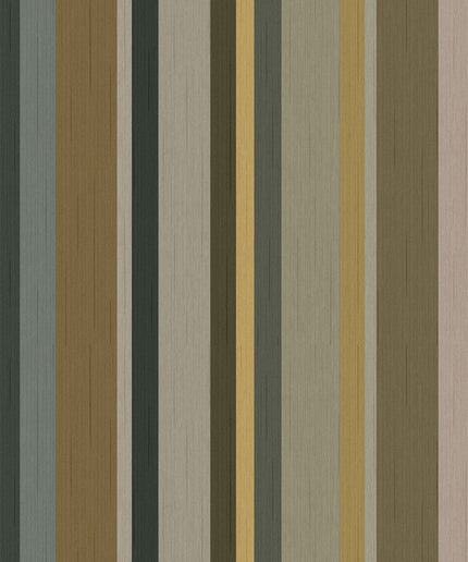 351261 Eijffinger Magnifique Painterly - Dit behang is subtiel gestreept met aardse tinten van bruin