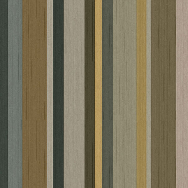 351261 Eijffinger Magnifique Painterly - Dit behang is subtiel gestreept met aardse tinten van bruin