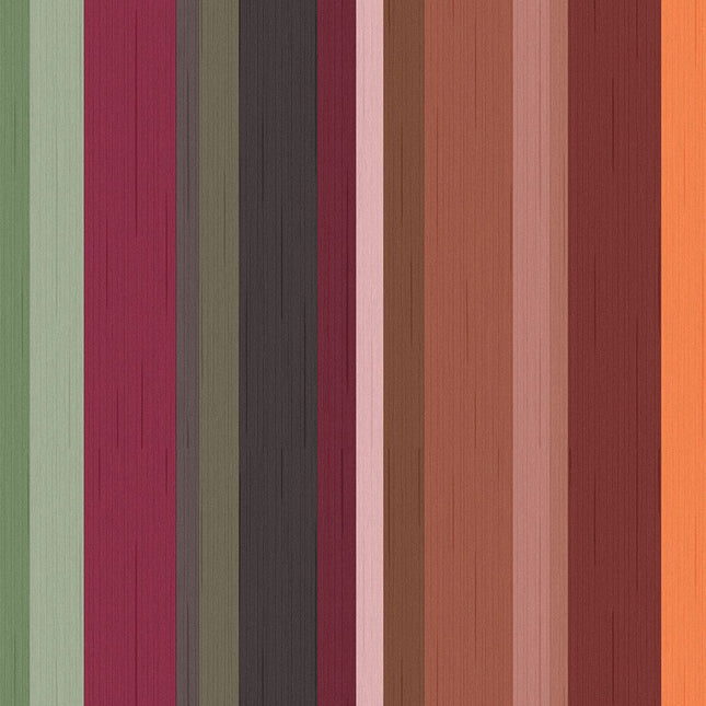 351262 Eijffinger Magnifique Painterly - Dit behang is opgebouwd uit warme strepen in rood