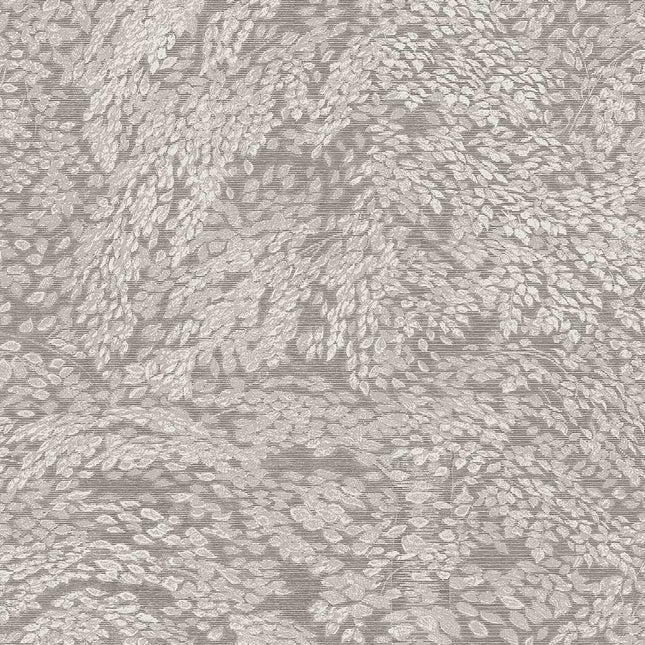 351272 Eijffinger Magnifique Whisper - Dit behang is uitgevoerd in zachte grijstinten met subtiele beige accenten