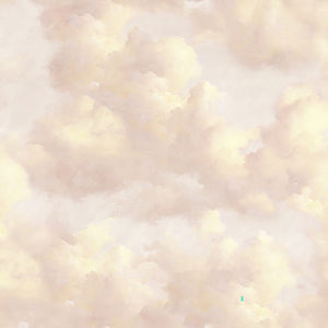 351281 Eijffinger Magnifique Cumulius Summer Evening - Dit behang is zacht roze van toon met subtiele accenten van beige en crème