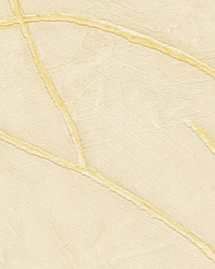 VP 1004 04 Elitis Kintsugi Kintsugi - Dit behang is subtiel beige van kleur met lichte crèmekleurige tinten en zachte gele accenten in het reliëf.