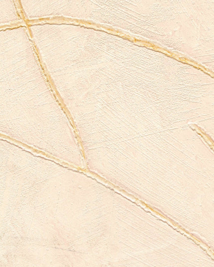 VP 1004 52 Elitis Kintsugi Kintsugi - Dit behang is subtiel beige met zachte tonen van crème en lichte oker accenten.