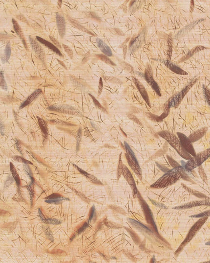 VP 1014 01 Elitis Ceres Ballet - Dit behang is een subtiele mix van beige en warme bruintinten