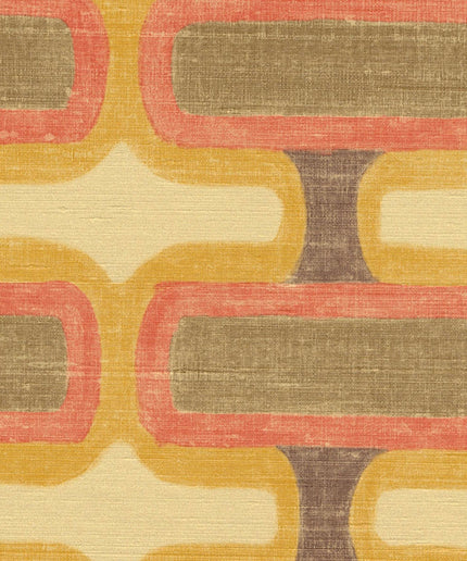 VP 1037 23 Elitis Elixir de soies Rythme - Dit behang is een warme combinatie van beige