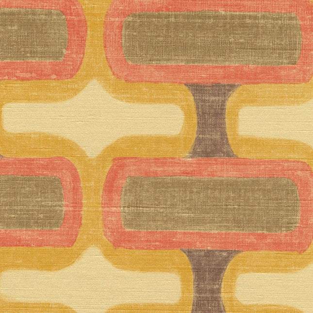 VP 1037 23 Elitis Elixir de soies Rythme - Dit behang is een warme combinatie van beige