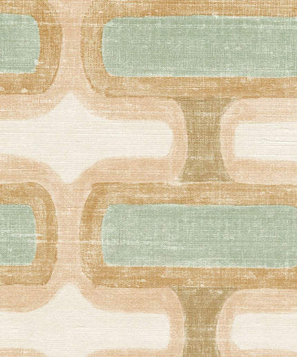 VP 1037 54 Elitis Elixir de soies Rythme - Dit behang is samengesteld uit zachte beige tinten