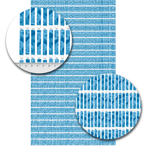 Halve hulzen blauw-gevlamd 100 stuks