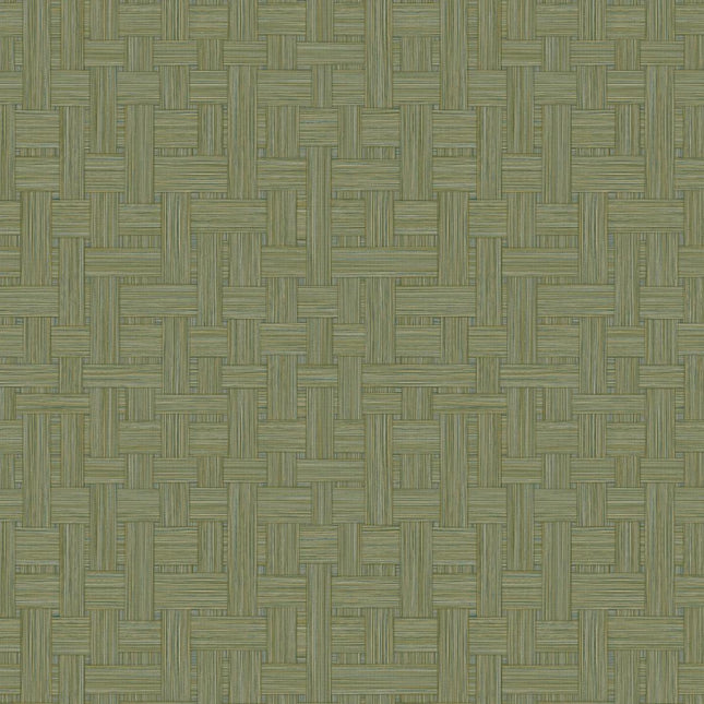 42834 Hooked on Walls Milano Vimini - Dit behang is een subtiele mix van verschillende tinten groen en beige
