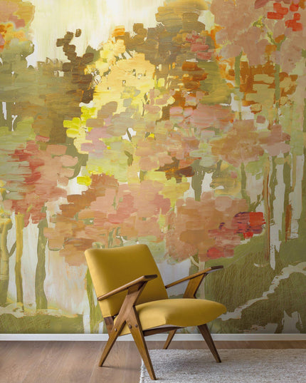 geel en oranje met subtiele beige en bruine tinten