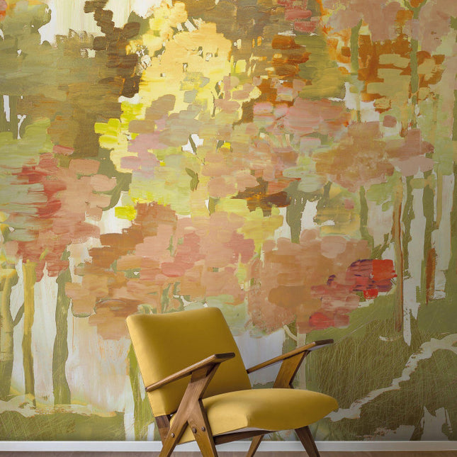 geel en oranje met subtiele beige en bruine tinten