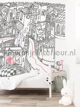 Kek Amsterdam Kinderbehang WS-093 | Bestellen bij https://www.kleurmijninterieur.nl/