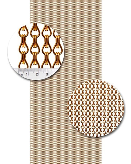 Aluminium ketting Uni A13 uni oranje