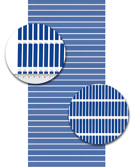 Halve hulzen blauw 100 stuks