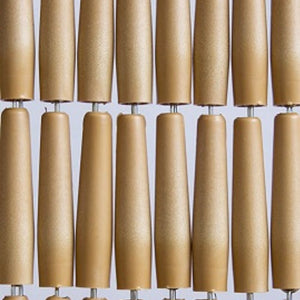 Luxe beige houtlook hulzen recht op maat