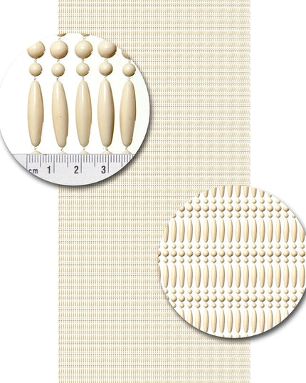 Koral creme recht 100 x 240 in de dag
