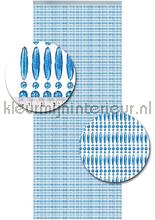 Kleurmijninterieur Koral recht kralen blauw recht | Bestellen bij https://www.kleurmijninterieur.nl/