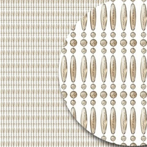 Koral transparant champagne recht 100 x 240 op de dag