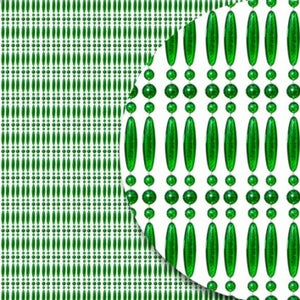 Koral transparant groen recht 100 x 240 op de dag
