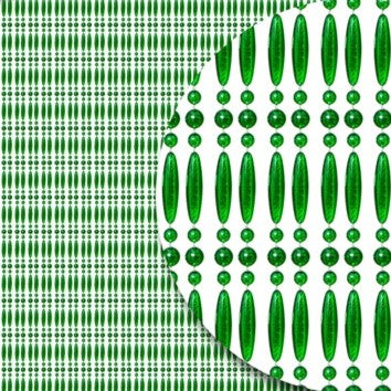 Koral transparant groen recht 90 x 210 op de dag