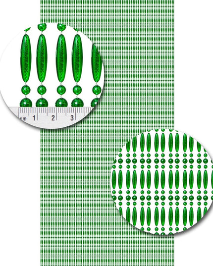 Koral transparant groen recht 90 x 210 op de dag