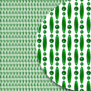 Koral transparant groen verspringend 100 x 240 in de dag