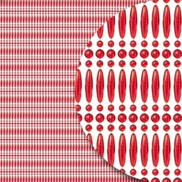Koral transparant rood recht 100 x 240 in de dag
