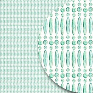 Koral transparant turquoise recht 100 x 240 op de dag