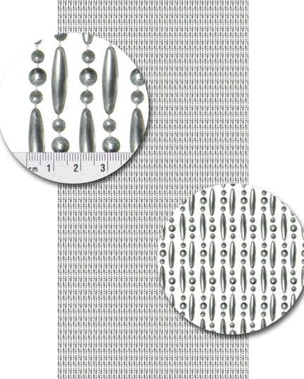 Koral zilver metallic verspringend 100 x 240 in de dag