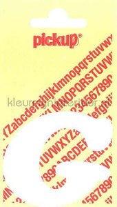 Pick-up Sierlijke Letters en Cijfers g-wit | Bestellen bij https://www.kleurmijninterieur.nl/