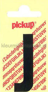 Pick-up Rechte Letters en Cijfers j-zwart | Bestellen bij https://www.kleurmijninterieur.nl/