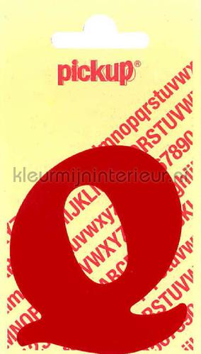 Pick-up Sierlijke Letters en Cijfers q-rood | Bestellen bij https://www.kleurmijninterieur.nl/