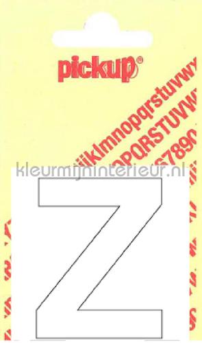 Pick-up Basic Letters en Cijfers z-wit | Bestellen bij https://www.kleurmijninterieur.nl/