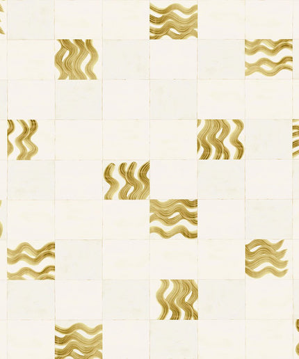 DGTRA6023-300 Masureel Traces Yugen Paneel C - Dit behang is een zachte combinatie van beige
